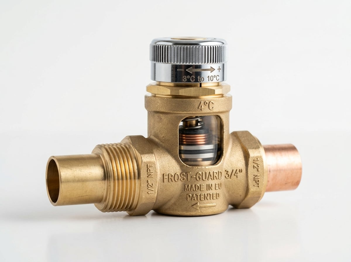 Anti-freeze frost-protection valves